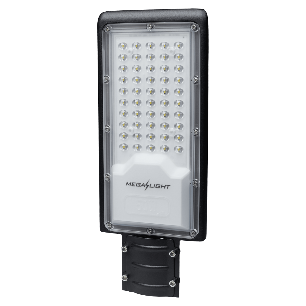 Світлодіодний вуличний світильник MEGALIGHT 50Вт 4500Lm AC100-265V 6500K (RAY50)